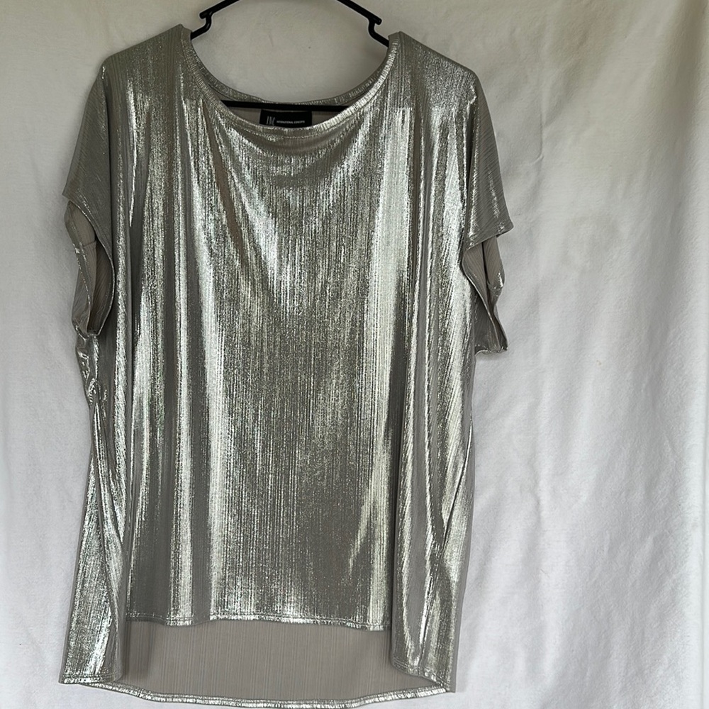 INC silver t shirt